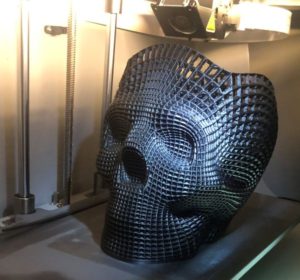 full size 3d printed skull