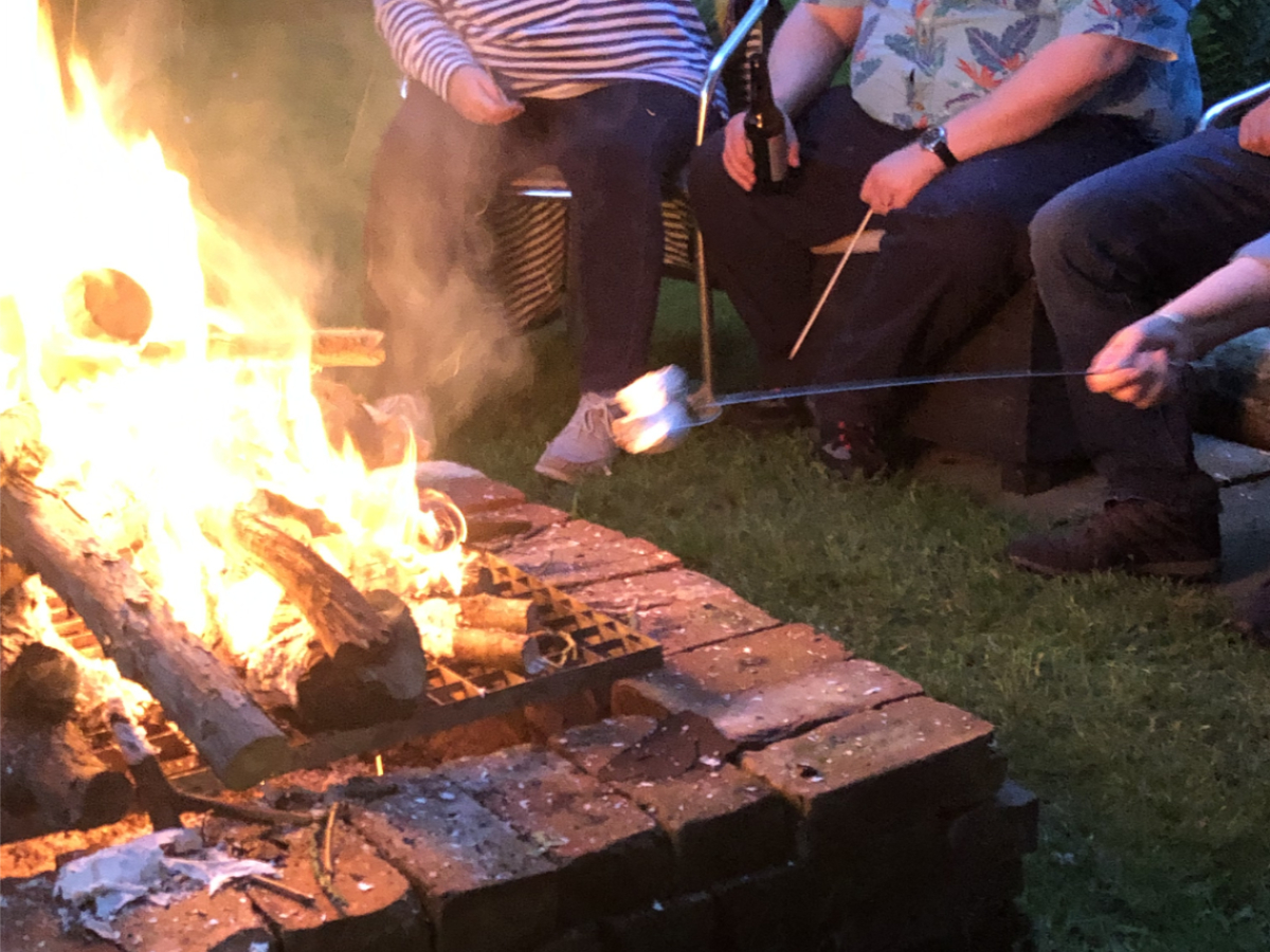 Roasting marshmallows