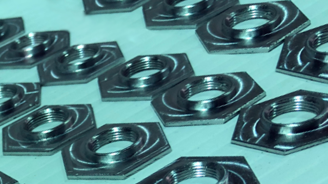 Aluminium fuel sensor nuts for fuel bladders on UAV Drones