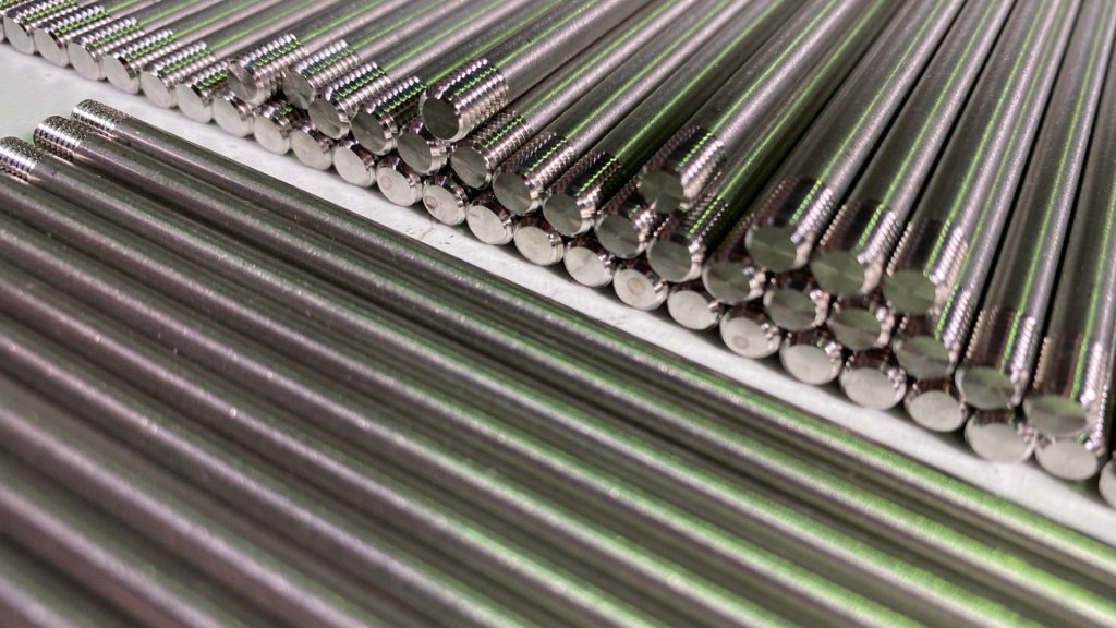 machined batch of parts
